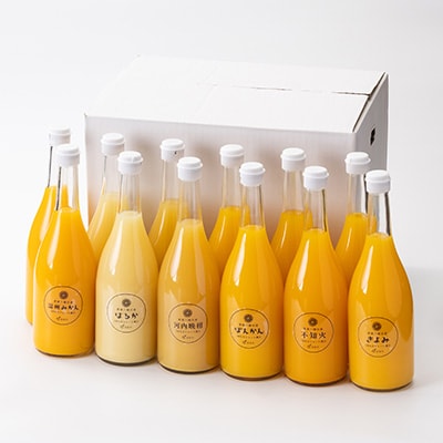 6種みかんジュースセット12本セット(各2本)【H56-85】