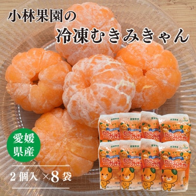 小林果園の冷凍むきみきゃん(2個入×8袋)【24-48】