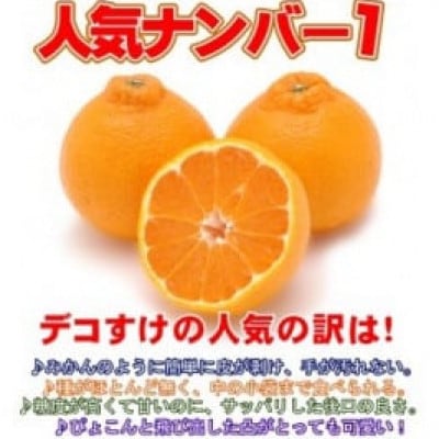 待ってました!!柑橘の王様!愛媛県八幡浜産デコすけ5kg【訳あり】【C35-19】