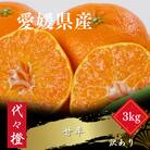 【濃密でシャキシャキ甘い】代々橙甘平【訳あり】3kg【C83-43】