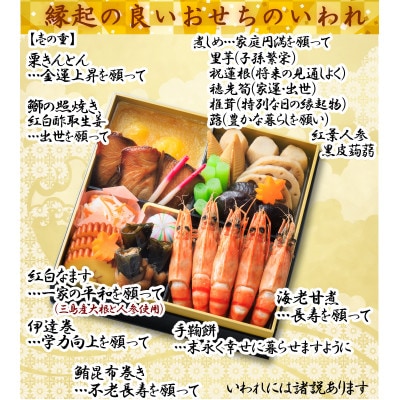 おせち料理二段重