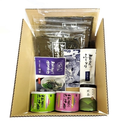 工場直送 山形屋食卓用海苔・お茶・お茶漬け・ふりかけ詰合せ