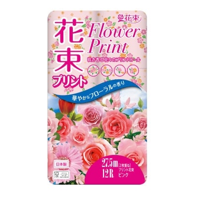 プリント花束12ロール27.5m　ダブル　ケース8パック入