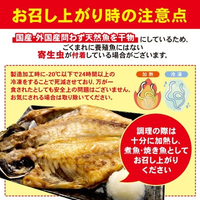 【期間限定】訳あり 干物詰め合わせセット 4.5kg【山由水産】
