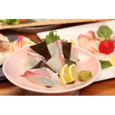 沼津産真鯛　さしみ3種食べ比べセット(さしみ、昆布締め、スモーク)