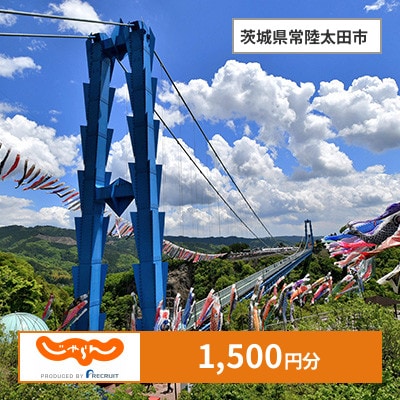 【じゃらんふるさと納税クーポン】 茨城県常陸太田市でつかえる1,500円 クーポン