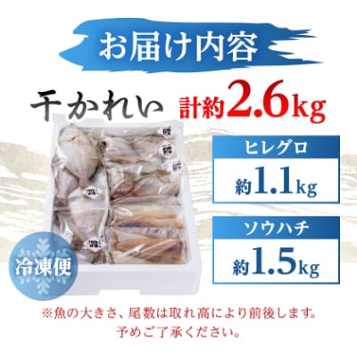 【かれい専門店】こだわりの干かれい充実セット