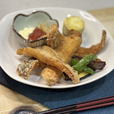 一夜干しかれい「ソウハチ 4尾」と「かれいの唐揚げ」を得意料理にするセット MM0269