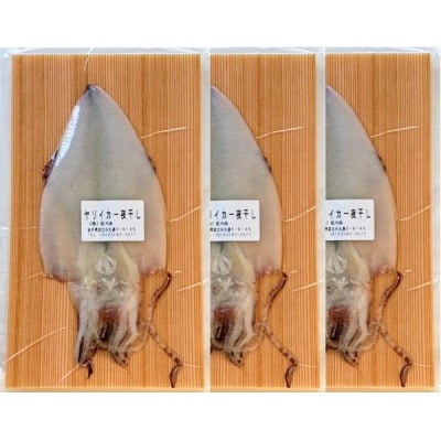 岩手県宮古市産　ヤリイカ一夜干し　1入×3袋
