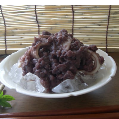 岩手宮古の伝統の味!老舗が打つ、もちもち「あずきばっとう」250g×4パック