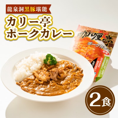 【龍泉洞黒豚堪能】カリー亭ポークカレー2食セット