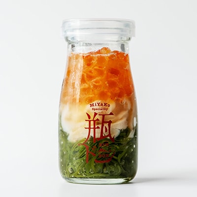 宮古の瓶ドン 贅沢3本セット(あわび・サーモン・ウニ) 各90g