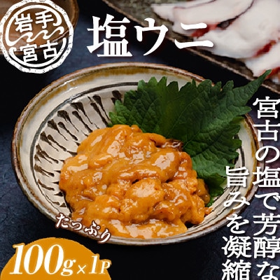 塩うに100g×1ケ　三陸宮古産
