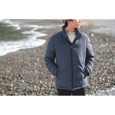 The authetic down jacket　スーパーオーム GRAY　Mサイズ | ふるさと納税のお礼品
