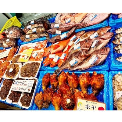 【毎月定期便】【三陸厳選】岩船商店おまかせ海産物詰め合わせセット(1)全6回