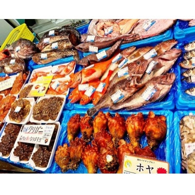 【毎月定期便】【三陸厳選】岩船商店おまかせ海産物詰め合わせセット(1)全3回
