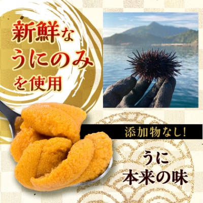 天然生うに100g×1パック岩手県産　ミョウバン不使用