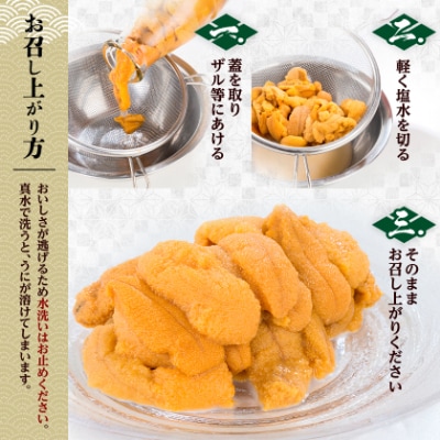 【2026年4月下旬以降順次発送】無添加生うに大瓶(130g×2本)岩手県産　ミョウバン不使用