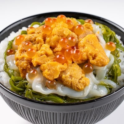 川秀のぶっかけ海鮮丼の具(ウニイカ カニ 宮古トラウトサーモン) 各3袋 計9袋セット 冷凍 小分け