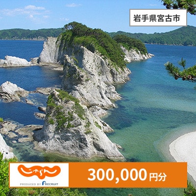 【じゃらんふるさと納税クーポン】 岩手県宮古市でつかえる300,000円 クーポン