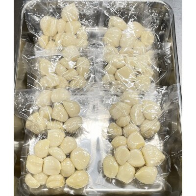 【数量限定】むく手間が省けてすぐに使えて調理が楽なむきにんにく800g(真空パック100g×8袋)