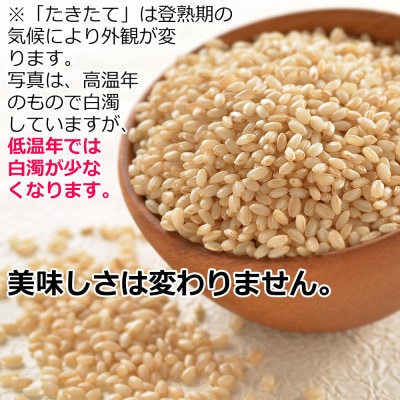 【新米予約】JAS有機栽培【玄米】「たきたて」5kg (2026年産)
