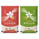 令和7年産　宮城県登米市産　食べ比べセット10kg(ひとめぼれ・ササニシキ 精米 各5kg)