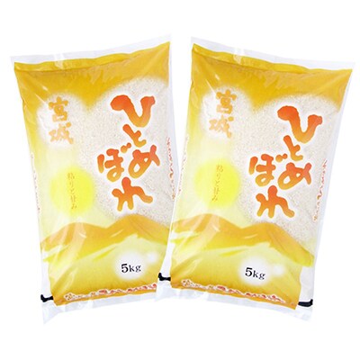 【毎月定期便】登米市産ひとめぼれ精米5kg×2個全12回