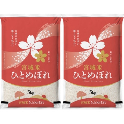 【2ヵ月毎定期便】登米市産ひとめぼれ精米5kg×2袋全6回