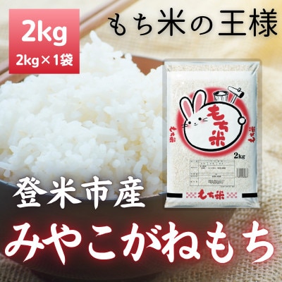 令和7年産　宮城県登米市産みやこがねもち(精米)2kg