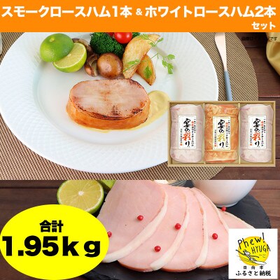 【南日本ハム㈱】『宴の彩り』ハムギフト 3本入り(MUI-100)
