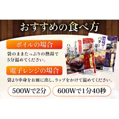デミグラスソース・バター醤油ハンバーグセット20個セット