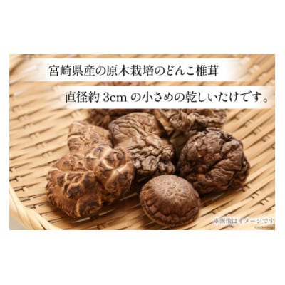 宮崎県産 原木栽培 乾しいたけ　小粒どんこ　55g×7袋　計385g