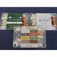 日向の餃子バラエティーセット《彩り・白・へべす各15個入》計45個