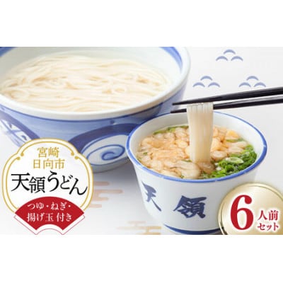 天領うどん(つゆねぎ揚げ玉付き) 6人前