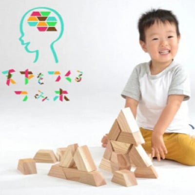 天才をつくる積み木　―てんつみ―　12個化粧木箱入