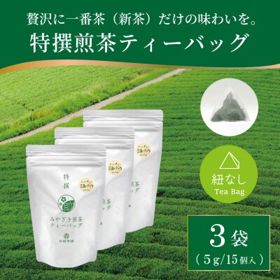 特撰みやざき煎茶ティーバッグ　3袋