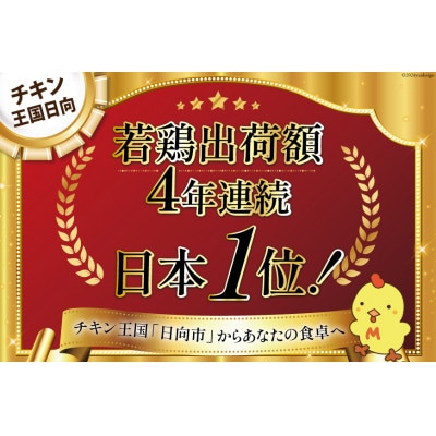 宮崎県産若鶏むね肉　2kgセット(日向市)