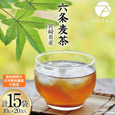 お茶 六条麦茶 (10g × 20包入)×15袋