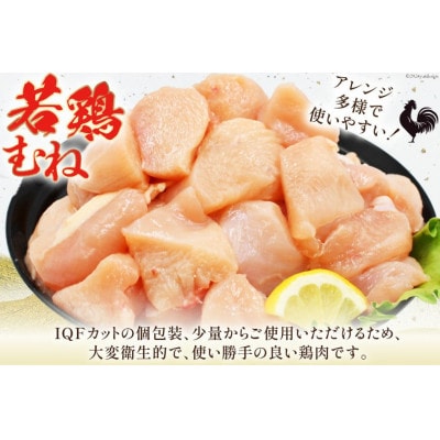 【毎月定期便】宮崎県産若鶏ムネ肉250g×12袋全3回