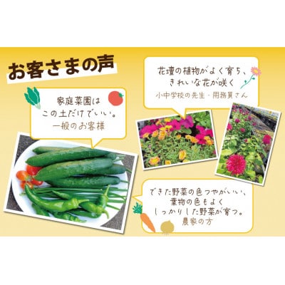 フワフワで軽く運びしやすい。花も野菜も観葉植も根が呼吸する土【培養土】10L×3袋