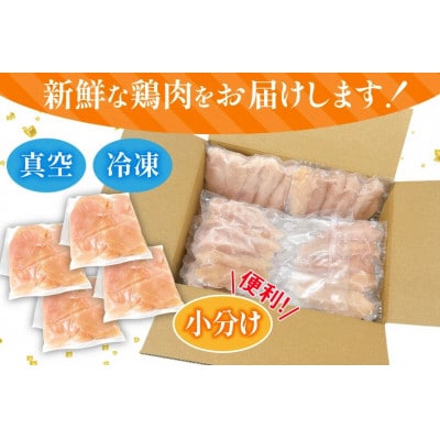 宮崎県産 若鶏ささみ 5kg セット(日向市)