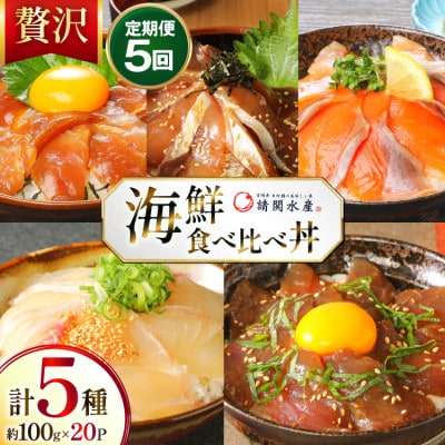 【毎月定期便】海鮮丼 海鮮漬け丼　全5回