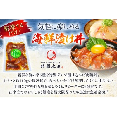 【毎月定期便】 海鮮丼 海鮮漬け丼 食べ比べ 全3回
