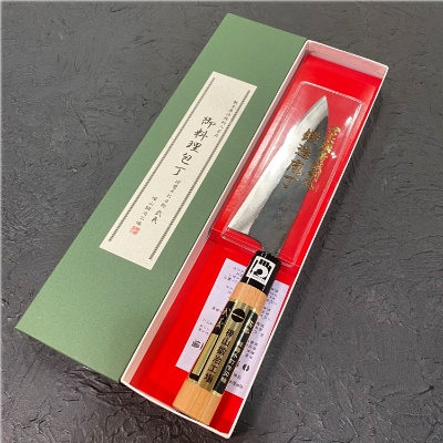樺山鍛治工場の包丁(菜切り165mm)