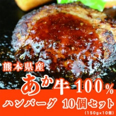 熊本県産あか牛ハンバーグ (10個入り)