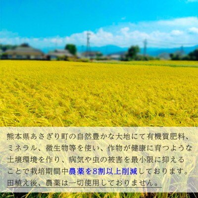 【令和4年産】熊本県あさぎり町産ヒノヒカリ　白米5kg　栽培期間中農薬8割削減