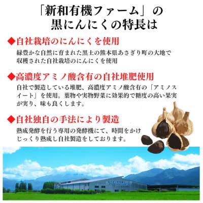熊本県産 熟成黒にんにく600g(150g×4袋)