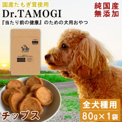 犬用おやつ 「Dr.TAMOGI(チップス) 80g×1袋」純国産