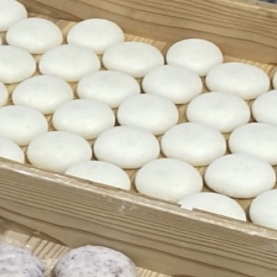 田舎もち 1種 24個 ( 白もち あんなし )　冷凍